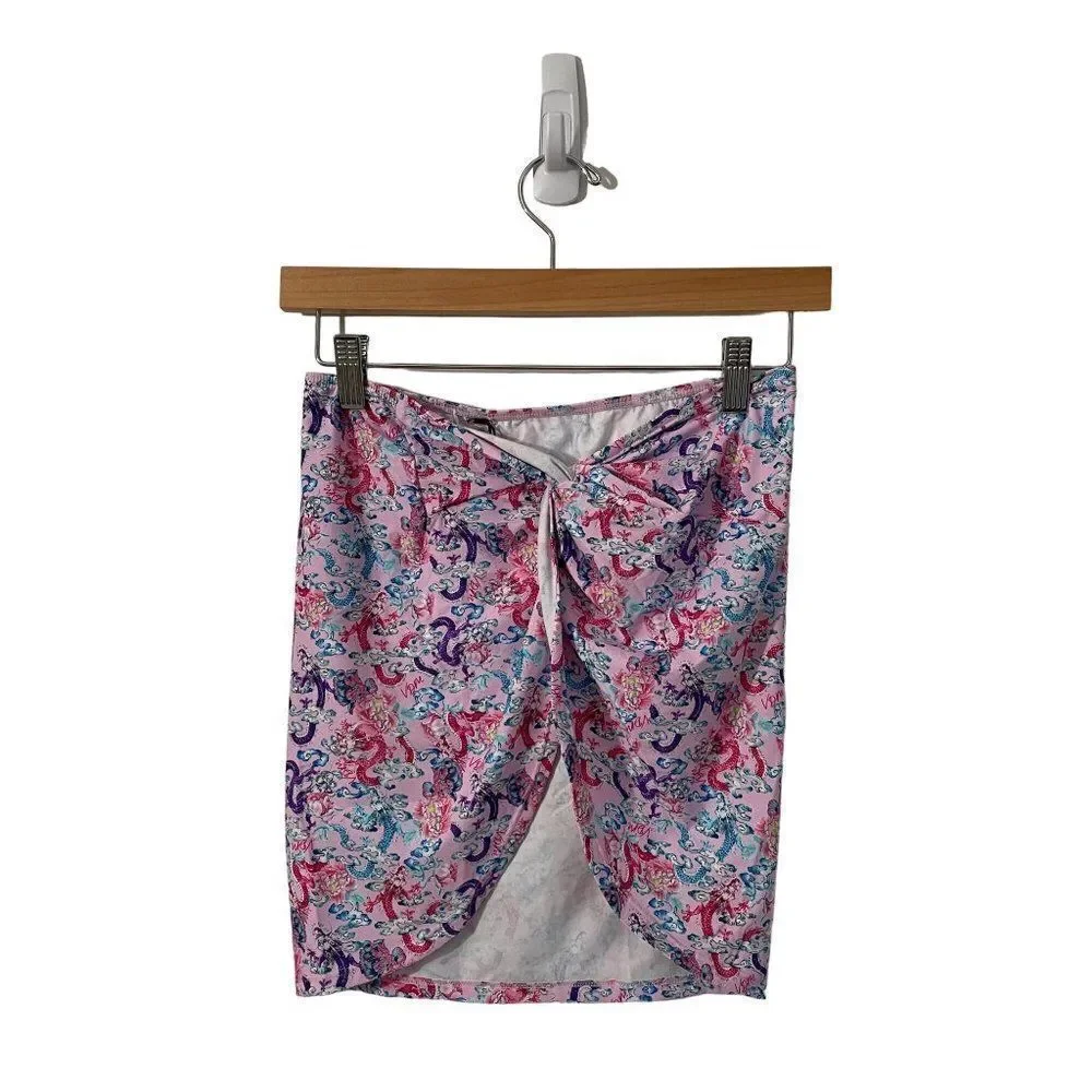 NWT Revolve x VDM Kylie Dragons Knot‎ Swim Cover Up Skirt Medium